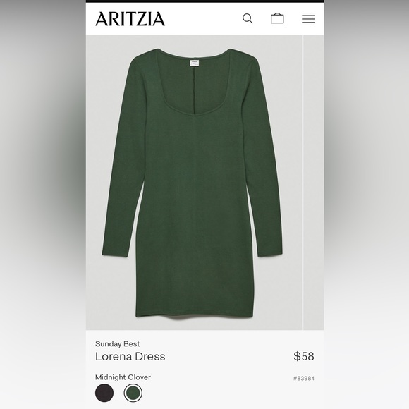 Aritzia Sunday Best Lorena Dress - Picture 1 of 3